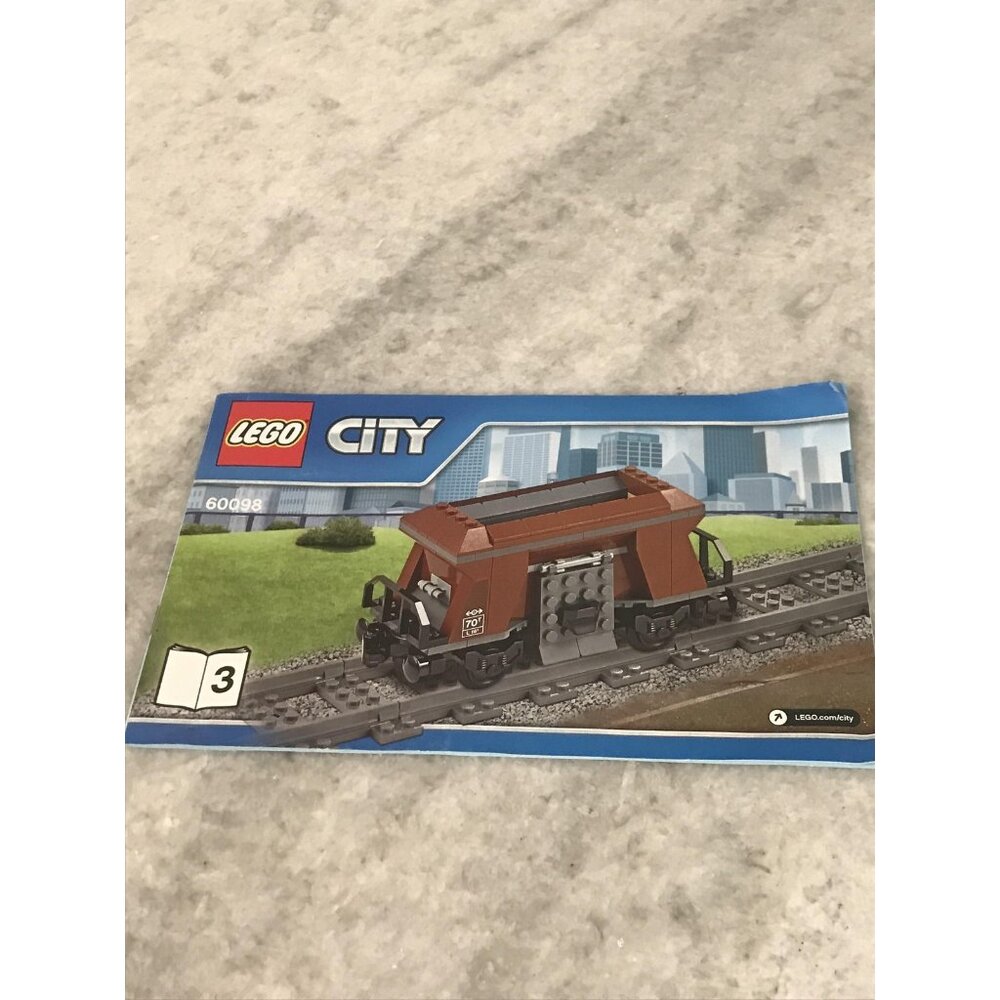 LEGO City 60098 Heavy-Haul Train Instruction Manual‎ Booklet 3 Only Original